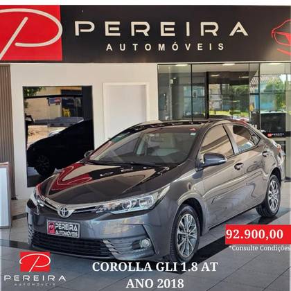TOYOTA COROLLA 1.8 GLI 16V FLEX 4P AUTOMÁTICO